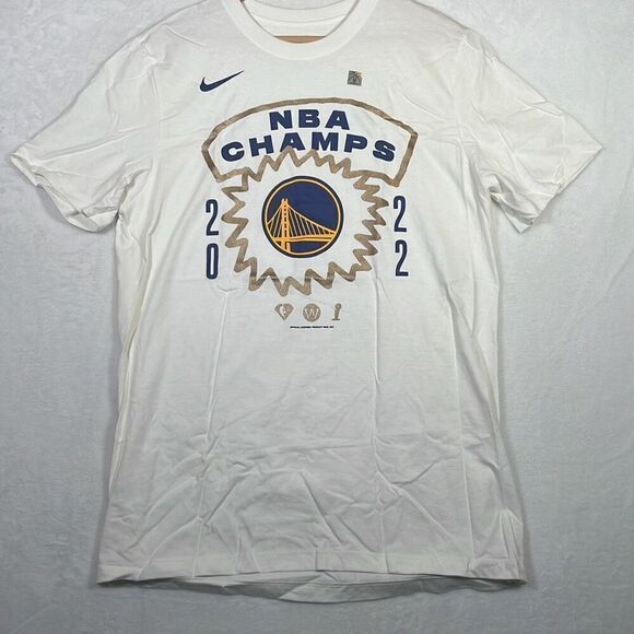 Nike Golden State Warriors NBA Finals Champion Roster 2022 T-Shirt NWT Men Large - Picture 2 of 5